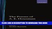 [PDF] The Poems of A. E. Housman (|c OET |t Oxford English Texts) Full Colection