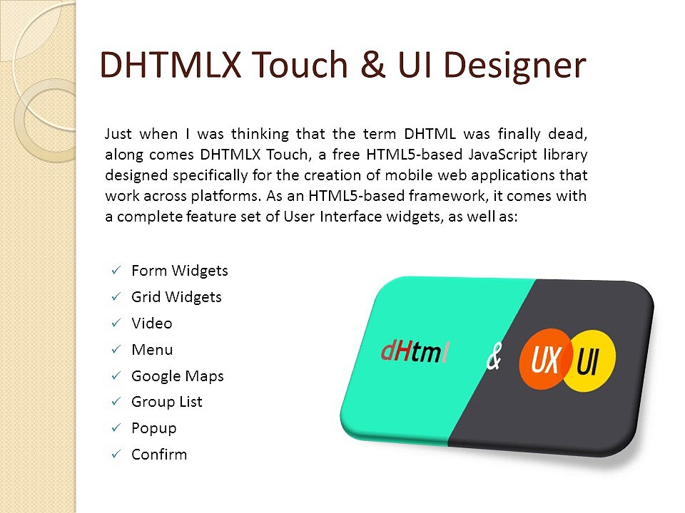 HTML 5 & CSS3 frameworks for mobile application development