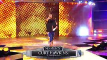 WWE 2016 No Mercy Curt Hawkins steps foot into the SmackDown LIVE ring for the first time- WWE No Mercy 2016 Kickoff Full HD
