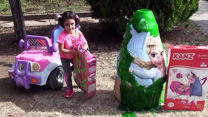 Slime KOCAMAN Dev Sürpriz Yumurta Açma