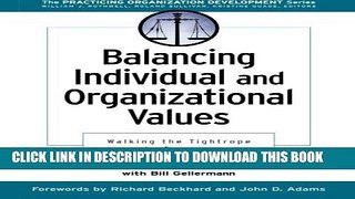 Collection Book Balancing Individual and Organizational Values: Walking the Tightrope to Success
