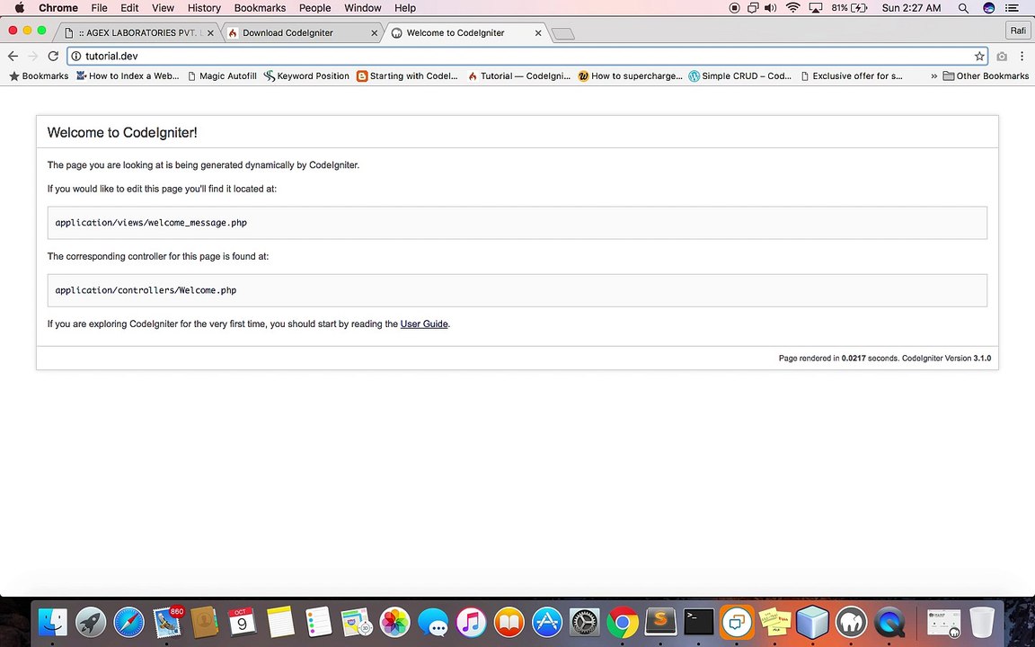 Creating DataBase and admin controller