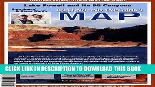 Collection Book Lake Powell and Its 96 Canyons Boating and Exploring Map