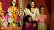 Sushmita Sen With Daughters Renee, Alisah Seek Blessings Of Maa Durga