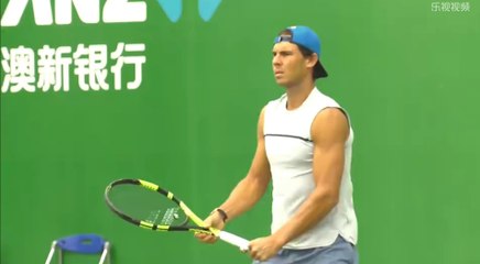 Rafael Nadal's practice at Shanghai Masters. 10 Oct 2016