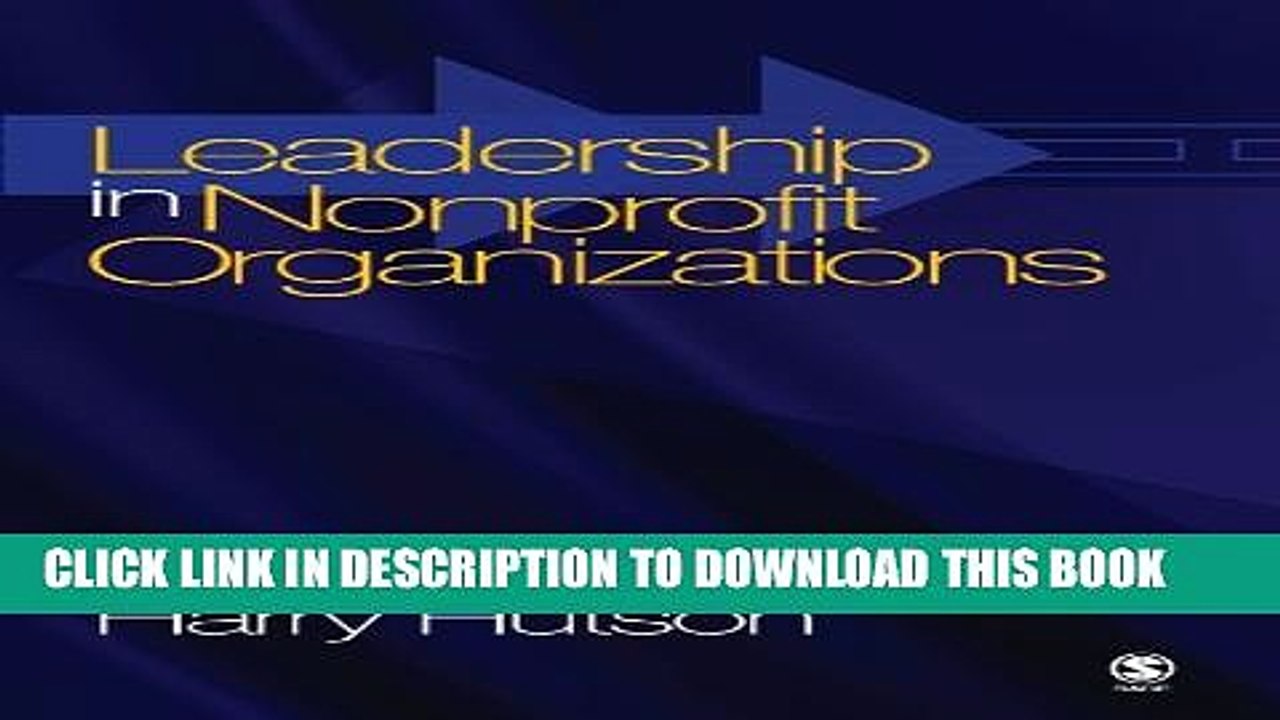 [PDF] Leadership in Nonprofit Organizations: Lessons From the Third Sector Full Online