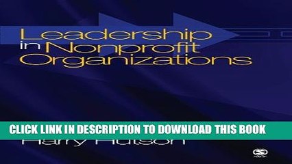 [PDF] Leadership in Nonprofit Organizations: Lessons From the Third Sector Full Online