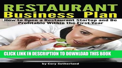 [PDF] Restaurant Business Plan: How to Open a Restaurant Startup and Be Profitable Within the
