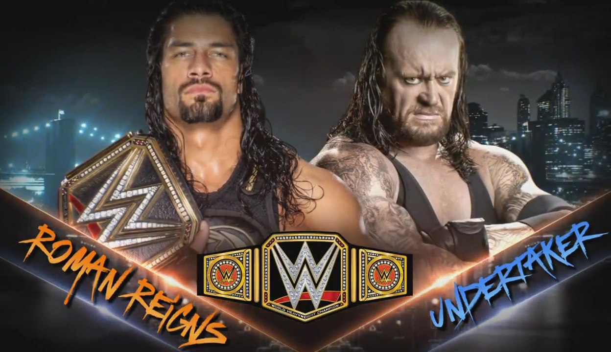 Roman Reigns vs The Undertaker WWE World Heavyweight Championship Match - Summerslam 2016 - Hell in a Cell Match