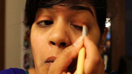 Get Ready With Me ☆Indian/Desi Simple everyday look using Coral eyeshadow and Outfit of the Day/OOTD