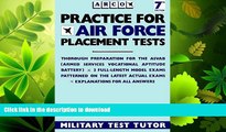 FAVORITE BOOK  Practice for Air Force Placement Exams (Arco Practice for Air Force Placement