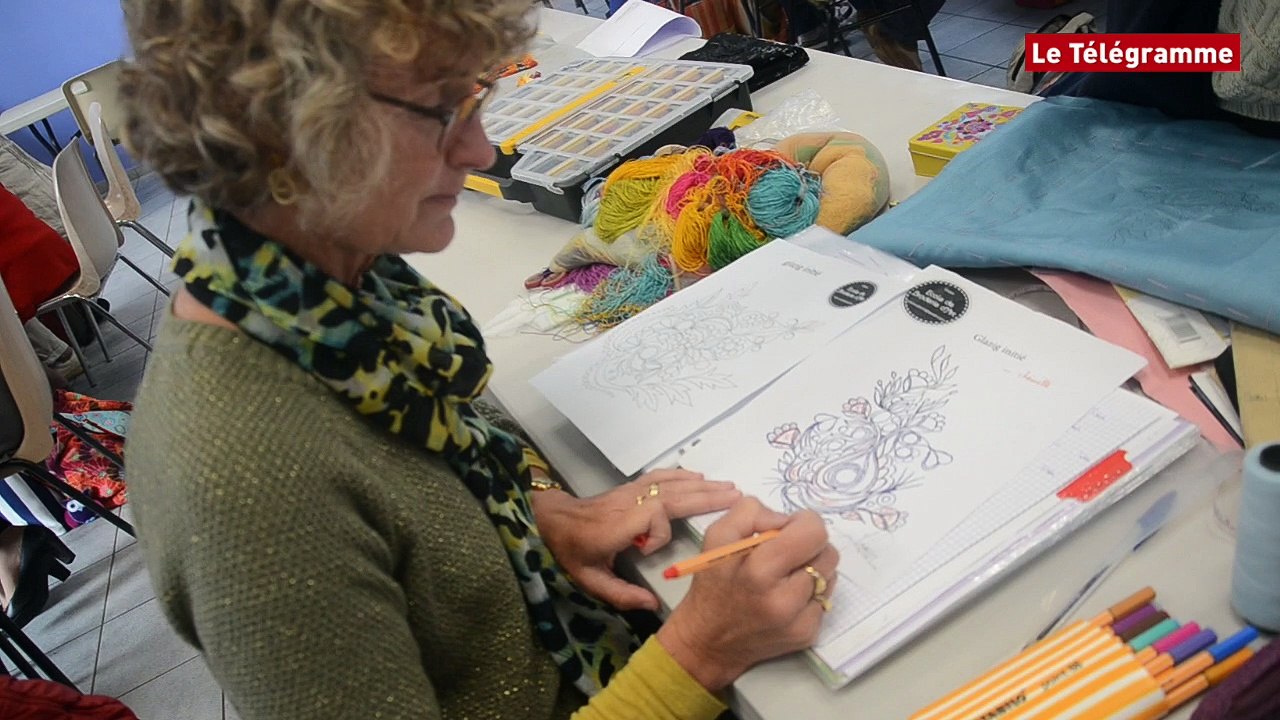 Lannion. Une fois par mois, le samedi c'est broderie