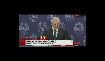 Başbakan Binali Yıldırım hocasının taklidini yaptı