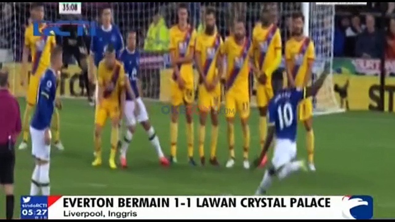 Everton Tahan Imbang Tamunya Crystal Palac dengan Skor 1-1