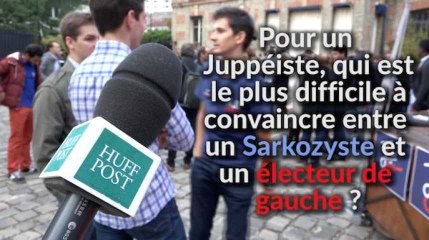 Download Video: Pour les jeunes Juppéistes, il est plus difficile de convaincre un Sarkozyste qu'un électeur de gauche