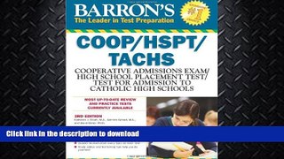 READ BOOK  Barron s COOP/HSPT/TACHS, 3rd Edition FULL ONLINE