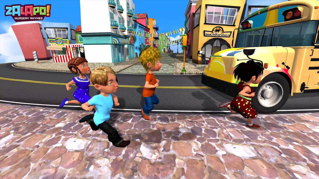 Wheels on the Bus | Nursery Songs | Nursery Rhymes for Kids| Babies | Children by Zalapo Kids