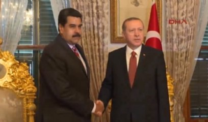 Görüntülü Haber) Erdoğan, Venezuela Devlet Başkanı Moros'u Kabul Etti