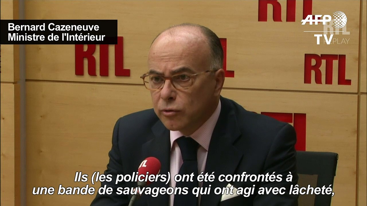 Policiers attaqués: les "sauvageons" seront "rattrapés"