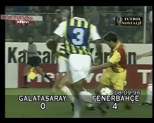 08.09.1996 - 1996-1997 Turkish 1st League Matchday 4 Galatasaray 0-4 Fenerbahçe