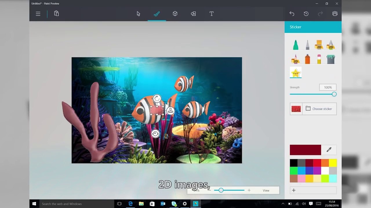 Presentación Microsoft Paint 3D