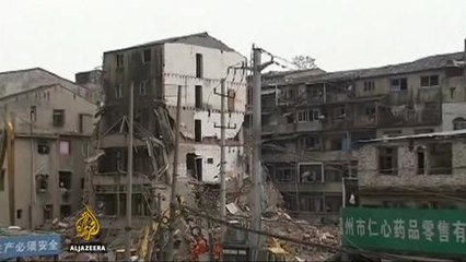 Multiple building collapses in China kill at least 8