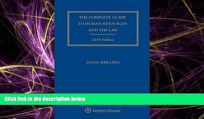 FAVORITE BOOK  Complete Guide To Human Resources and the Law with CD, 2016 Edition