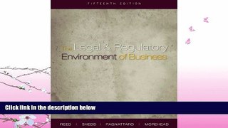 FAVORITE BOOK  The Legal and Regulatory Environment of Business