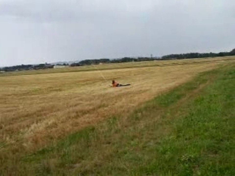 kite sur terre Raffale dangereuse!