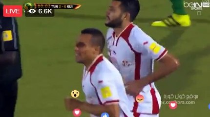 Ahmed Akaichi Goal HD - Tunisia 2-0 Guinea - 09-10-2016