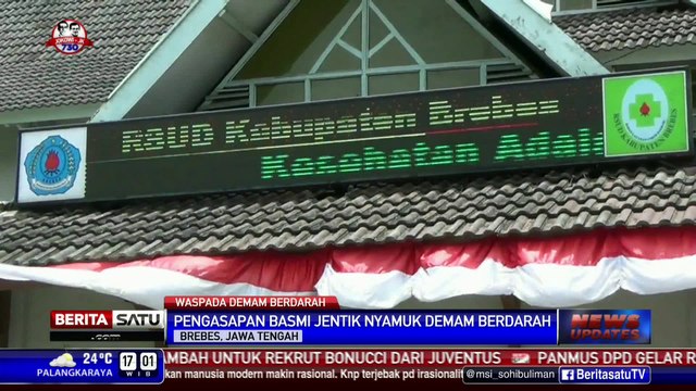 Cegah DBD, Dinkes Brebes Gelar Fogging Massal