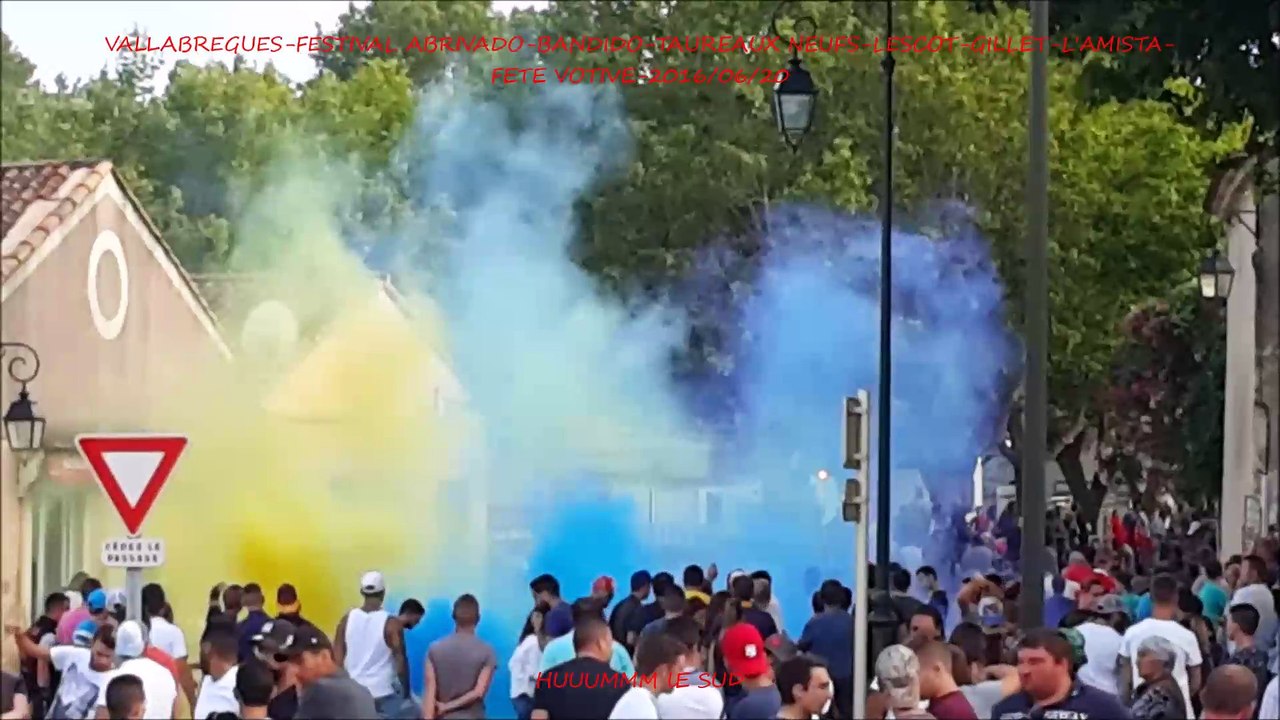 VALLABREGUES-Abrivado-Bandido-Taureaux Neufs-Lescot-Gillet-L'Amista-Fete Votive-2016/06/20-VC