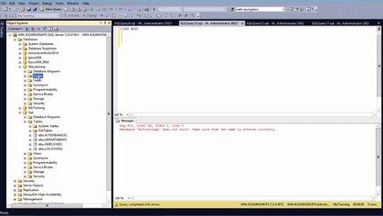 MCSA SQL (System Tables)MVA