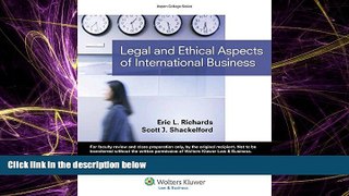 different   Legal   Ethical Aspects of International Business (Aspen College Series)