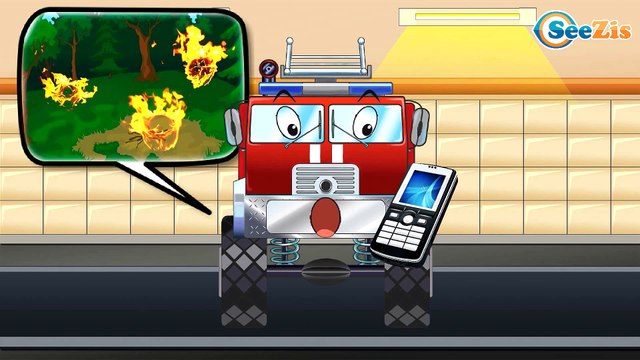 Carros de Carreras. Coche con Remolque. Dibujo animado de COCHES. Caricaturas de carros