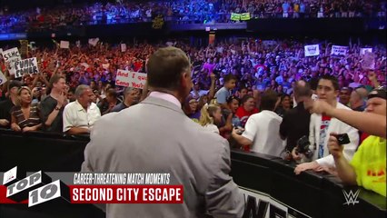 Career-Threatening Match Moments - WWE Top 10