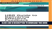 [PDF] HBR Guide to Delivering Effective Feedback (HBR Guide Series) Full Online