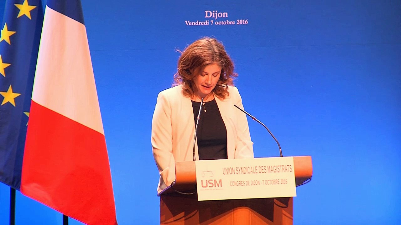 Discours de Virginie Duval le 7 octobre 2016 au Garde des Sceaux