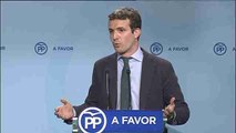 El PP reclama al PSOE que la investidura se pueda producir cuanto antes