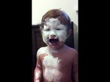 Toddlers Cover Themselves in Diaper Cream