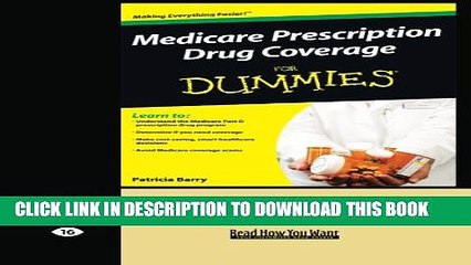 [PDF] Medicare Prescription Drug Coverage FOR DUMMIES Full Online