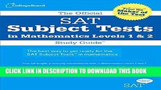 [PDF] The Official SAT Subject Tests in Mathematics Levels 1   2 Study Guide Popular Online