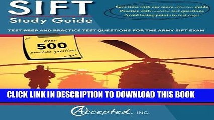 [PDF] SIFT Study Guide: Test Prep and Practice Questions for the Army SIFT Exam Full Colection