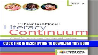 [PDF] The Fountas   Pinnell Literacy Continuum, Expanded Edition: A Tool for Assessment, Planning,