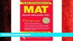 READ book  MAT -- The Best Test Preparation for the Miller Analogies Test (Miller Analogies Test
