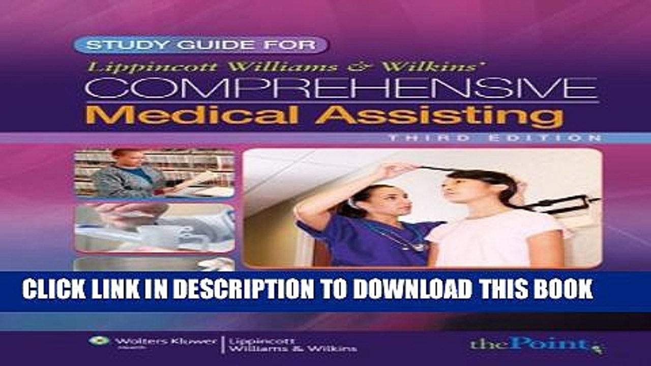 [PDF] Study Guide for Lippincott Williams   Wilkins  Comprehensive Medical Assisting Popular Online