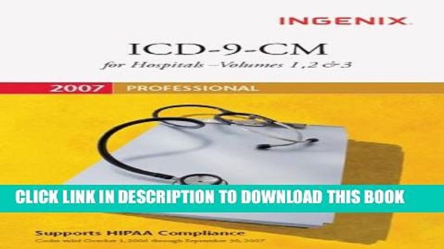 [PDF] ICD-9-CM Professional for Hospitals, Vols 1, 2 3 - 2007 (Compact) (ICD-9-CM Professional