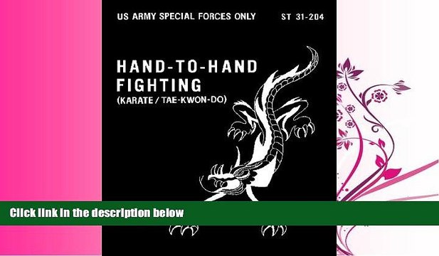 READ book ST 31-204 Hand-To-Hand Fighting (karate / tae-kwon-do) US Army Special Forces w