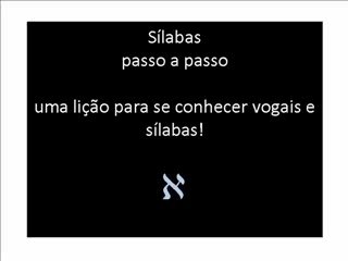 Alef-silabas e vogais