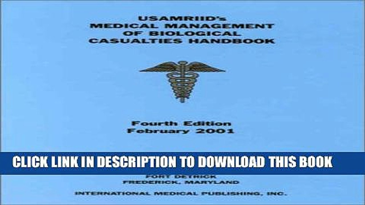 [PDF] USAMRIID s Medical Management of Biological Casualties Handbook Full Online